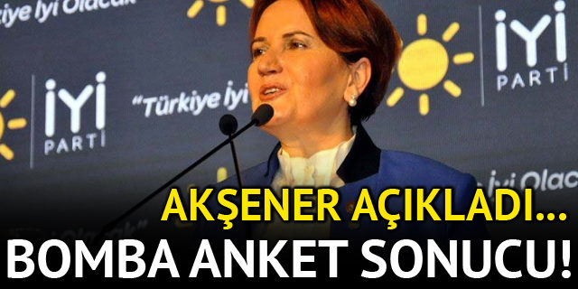 Meral Akşener İYİ Parti’nin oy oranını açıkladı