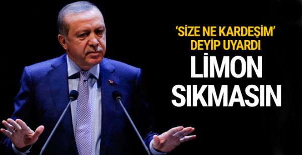 Erdoğan'dan AK Parti'ye İttifak Uyarısı