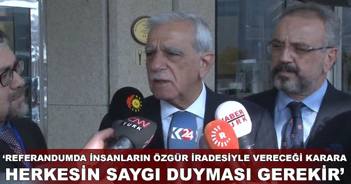 Ahmet Türk, Barzani ile görüştü