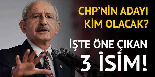 CHP'nin cumhurbaşkanı adayı kim?