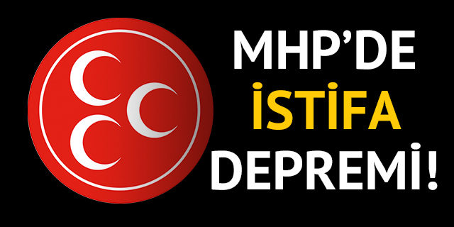 MHP Didim'de 23 kişi görevinden istifa etti