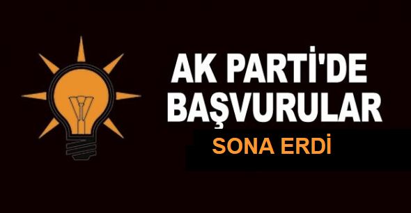 AK Parti'de milletvekili aday adaylığı başvuruları sona erdi