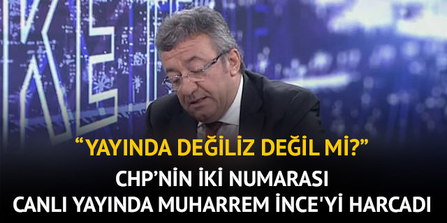 CHP'li Engin Altay'dan erken seçim için şaşırtan oy tahmini!