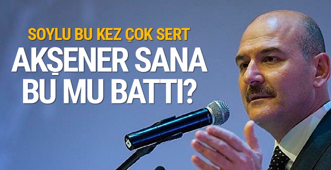 Soylu'dan Akşener'e Demirtaş sorusu