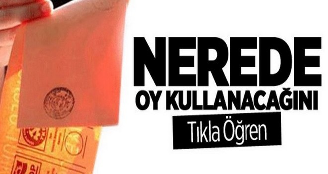 Nerede oy kullanacağım?