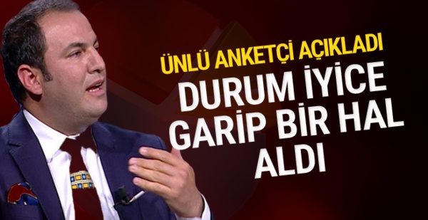 Ünlü anketçiden çarpıcı yorum: Durum iyice garip bir hal aldı