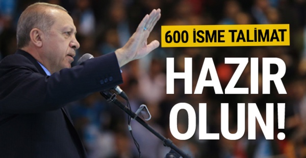 AK Parti'den 600 milletvekili adayına talimat! Hazır olun