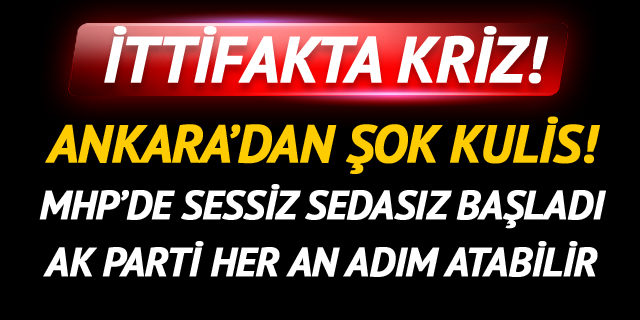 AK Parti'de MHP krizi!