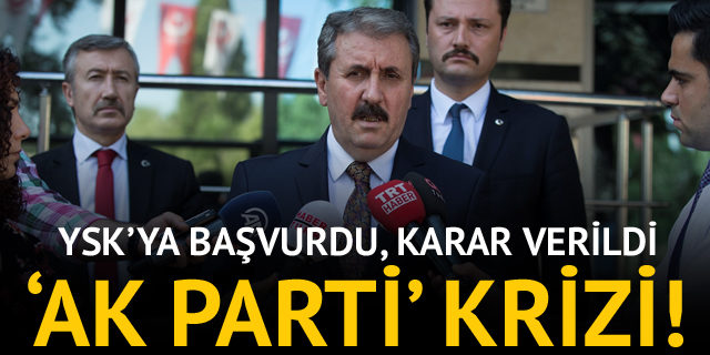 Mustafa Destici'nin 'AK Parti' itirazı YSK tarafından reddedildi