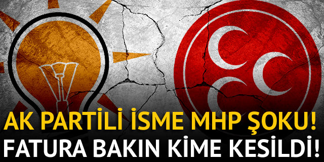 AK Parti'de olay MHP iddiası!