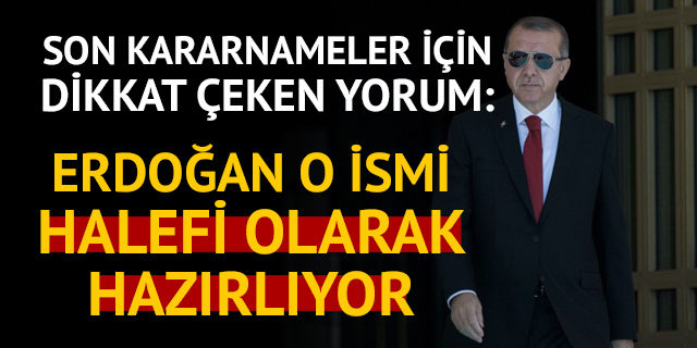 Sürek: 'Erdoğan, Albayrak'ı halefi olarak hazırlıyor'