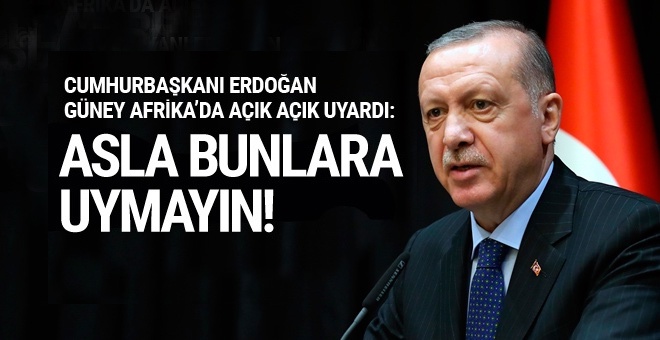 Erdoğan: FETÖ'nün ipi İslam düşmanlarının elinde