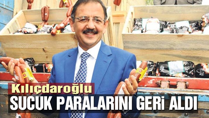 Kılıçdaroğlu sucuk parasını geri aldı