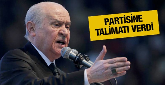 MHP Lideri Bahçeli’den partililere TL talimatı