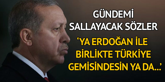 Perinçek: Ya Erdoğan ile birlikte Türkiye gemisindesin ya da Amerika gemisinde
