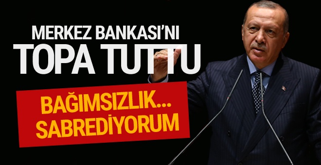 Cumhurbaşkanı Erdoğan Merkez Bankası'nı bombaladı!