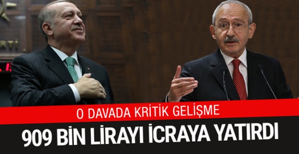 Kılıçdaroğlu 909 bin lirayı icraya yatırdı