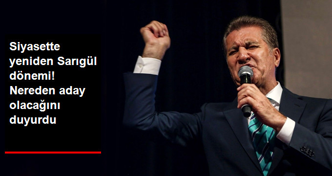 Dedikodulara Noktayı Koyan Mustafa Sarıgül, Şişli'den Aday Olacağını Duyurdu