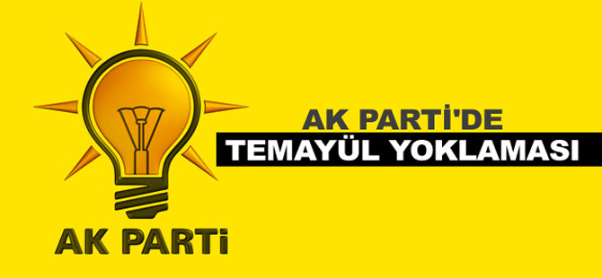 AK Parti'de temayül yoklaması başladı